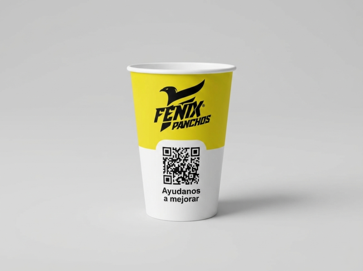 Vaso de papel con tapa para llevar