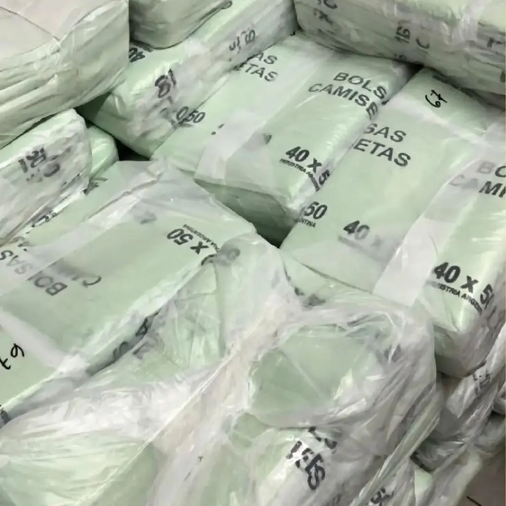 Bolsas camiseta de polietileno para supermercado