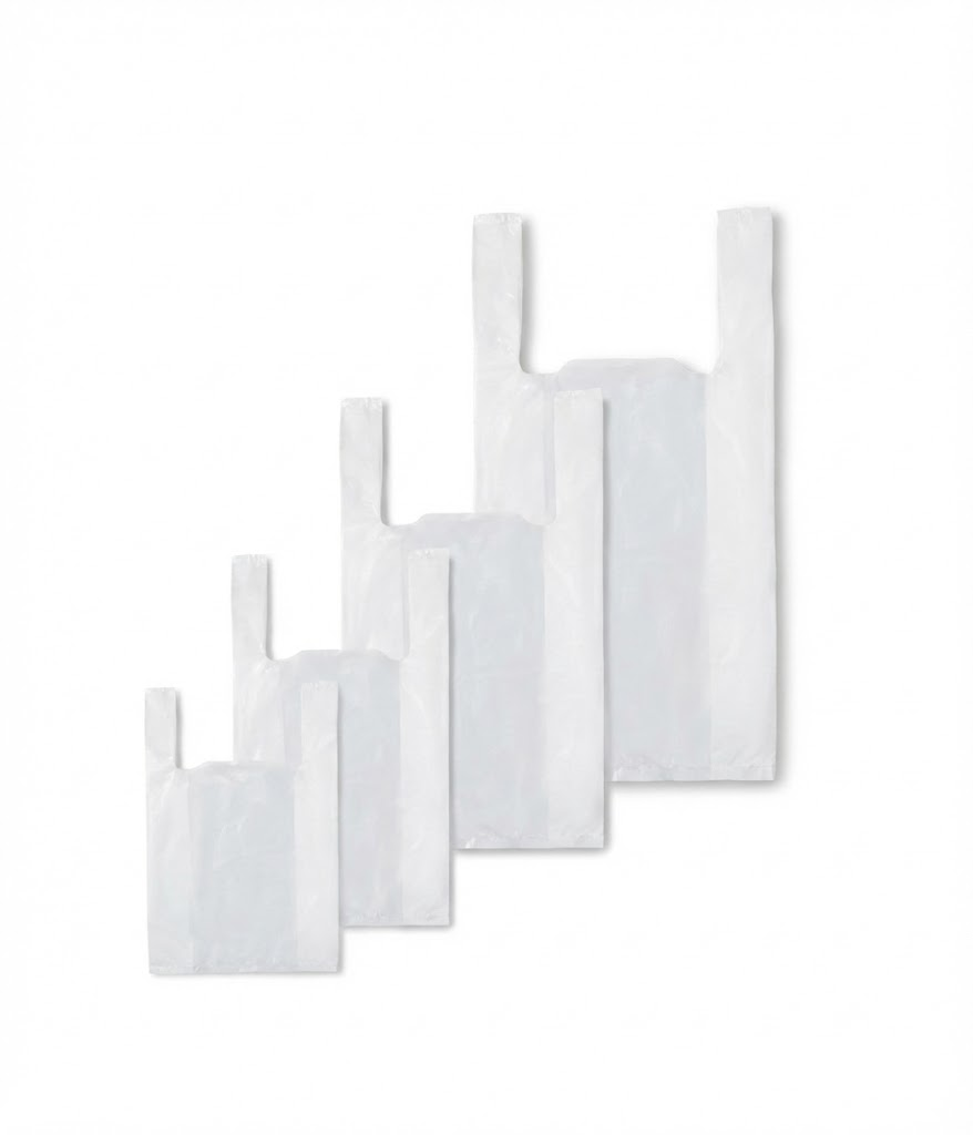 Bolsas camiseta de polietileno en rollo